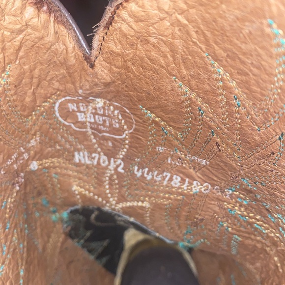 NOCONA WESTERN BOOTS SZ 10 MADE IN MEXICO - Picture 7 of 8